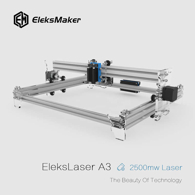 EleksMaker¿¿ EleksLaser-A3 Pro 2500mW Laser Engraving Machine CNC Laser Printer