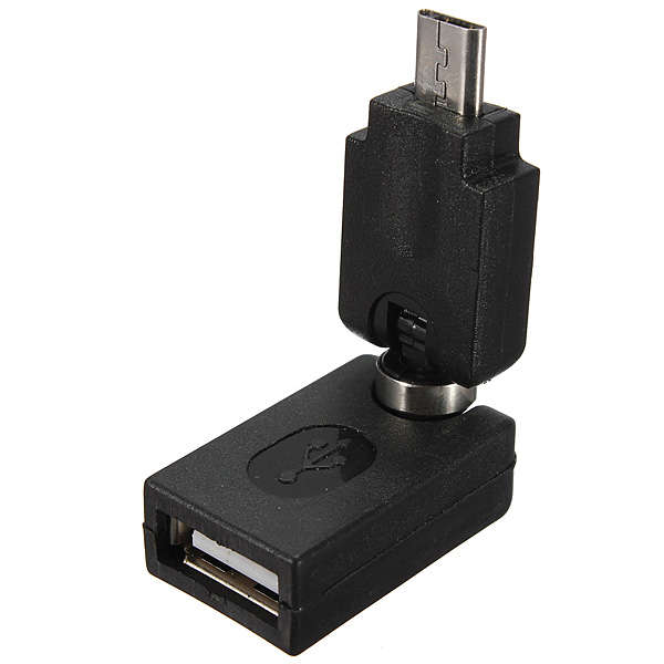 USB2.0 Female to Micro USB Male Adapter 360Degree Angle Rotation *FREE SHIPPING
