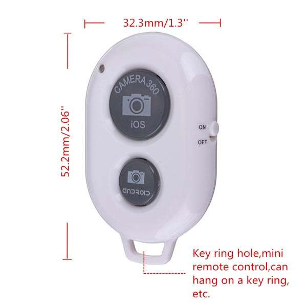 Tripod Monopod Holder Bluetooth Remote Control Shutter For iPhone