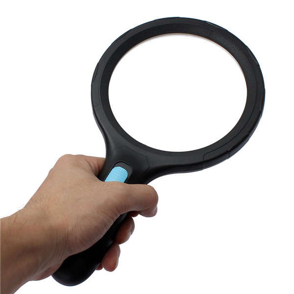 2X 5X Portable Ergonomic Magnifying 10 LED High Brightness Magnifier