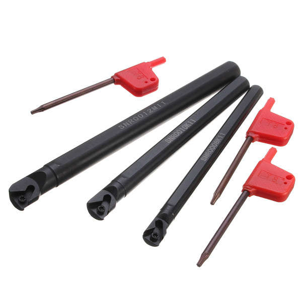 3pcs SNR0008K11/SNR0010K11/SNR0012M11 Lathe Boring Bar Turning Tool Holder For 11IR A60 Insert