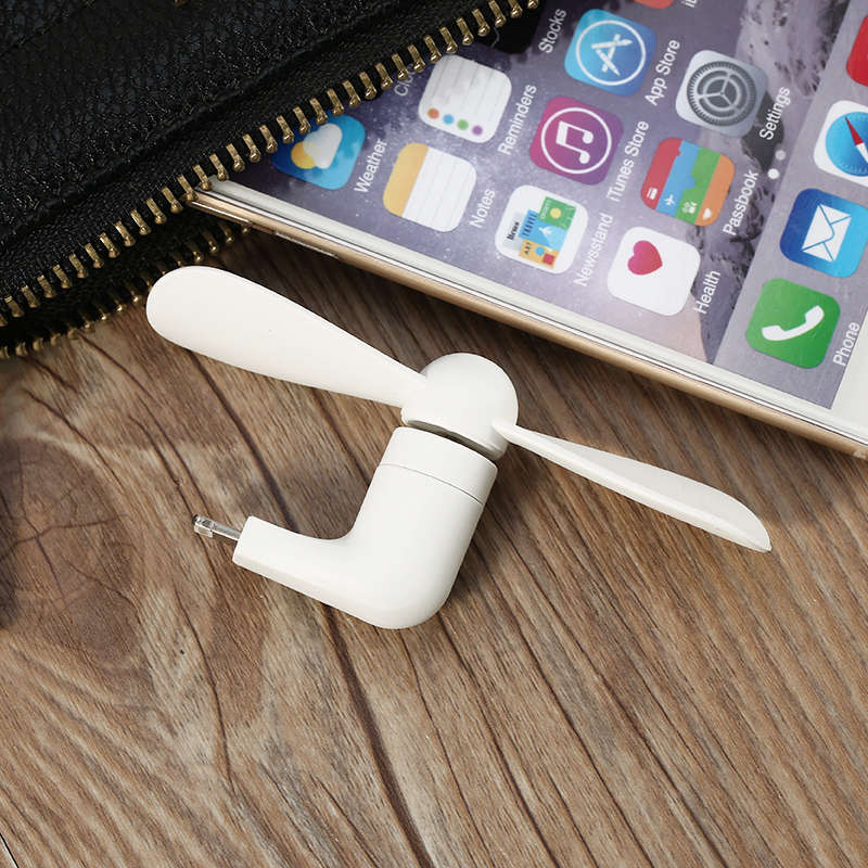 Original Remax F10 Cooler 8 Pin Mini USB Fan For iPhone 5 5S SE 6 6S Plus