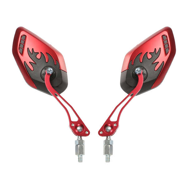8mm 10mm Motorcycle Mirrors Motorbike Scooter Thread Rearview Side Mirror