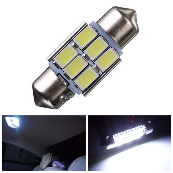 31MM Festoon Dome Map Interior LED Light Bulbs DE3175 3022 3021