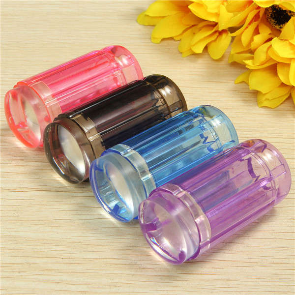 Transparent Silicone Nail Art Stamper Scraper Set Manicure Tools DIY Design