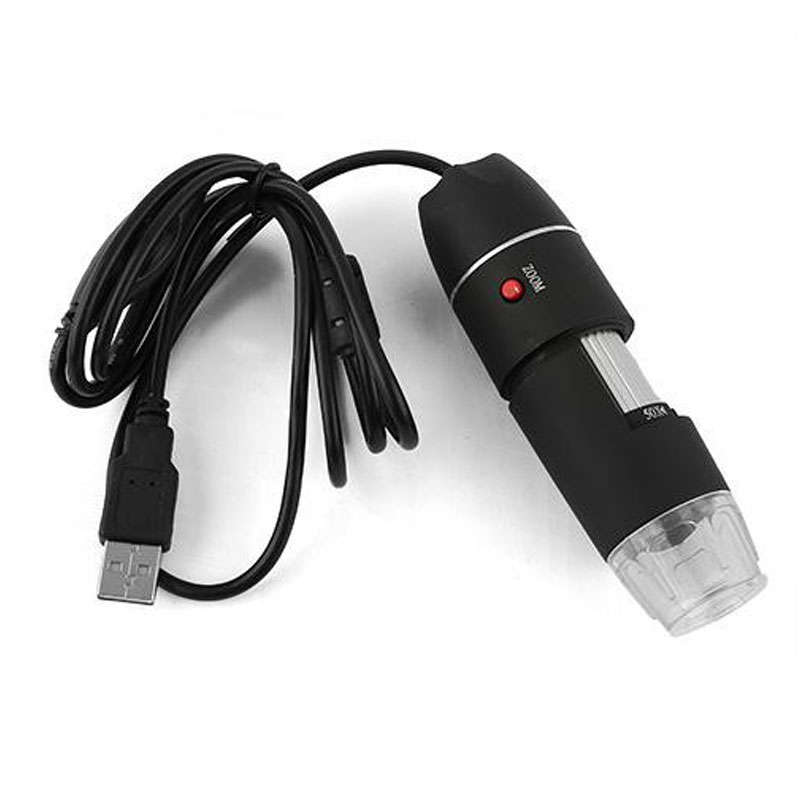 New USB 8 LED 500X 2MP Digital Microscope Endoscope Magnifier Video Camera with Suction Cup Stand -*
