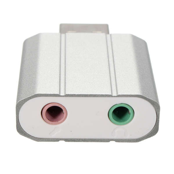 Alloy USB 2.0 External Audio Sound Card Virtual 5.1 Plug and Play Channel Adapter