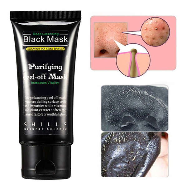 SHILLS Deep Cleansing Blackhead Peel-off Removal Black Mask Smoothes Skin Purifying