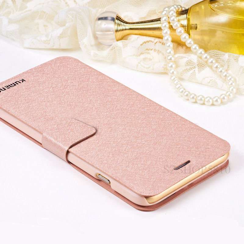 For iPhone 7 Leather Magnetic Flip Wallet Kickstand Case With Card Slot