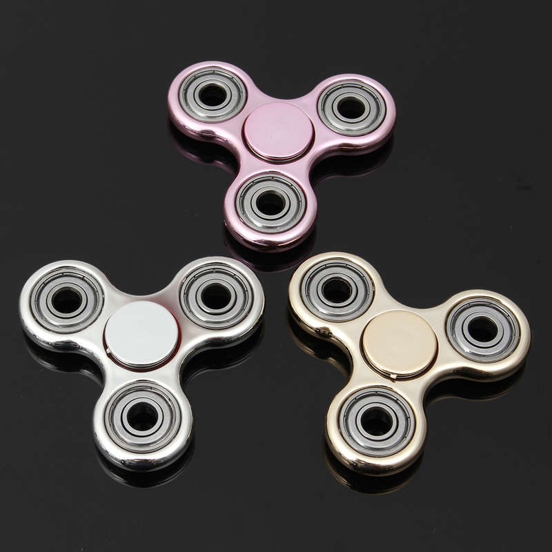 EDC Hand Fidget Tri-Spinner Finger Spinner Focus Reduce Stress Tool -3 Colors