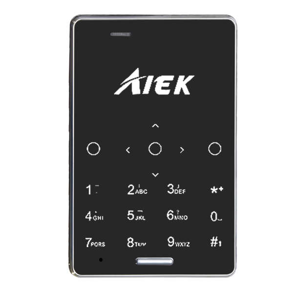 AIEK M4 0.96 Inch Ultra-thin MTK Dual SIM Card Bluetooth Quad-Band Mini Card Phone