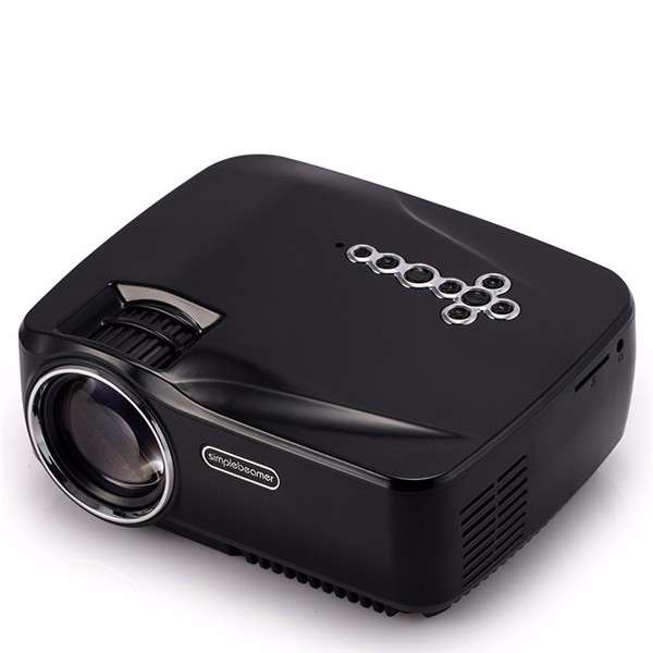 GP70UP Android 4.4 Mini LED Projector with Google Play Updated by GP70 Portable Projector 1G/8G Blue