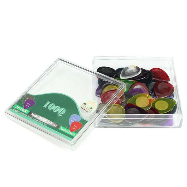 40pcs Acoustic Electric Guitar Picks Plectrum with Pick Box