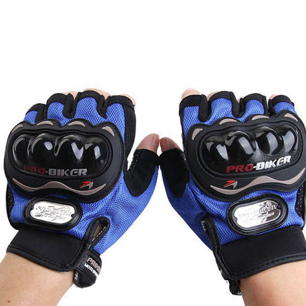 Motorcycle Racing Half Finger Gloves Bike Safety for Pro-biker MCS04 -* Red XXL
