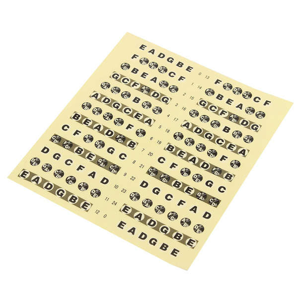 1pc Guitar Fretboard Note Sticker Musical Scale Label Beginner Decal
