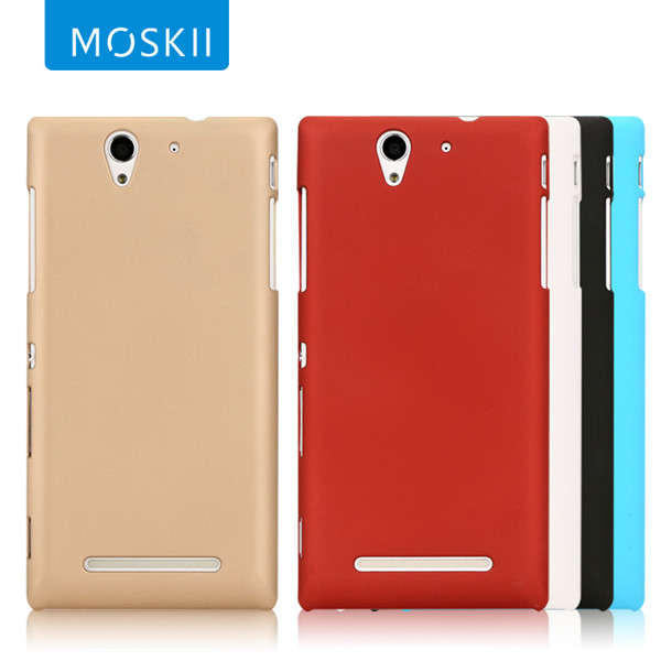MOSKII Brand Ultra Thin PC Shield Case Cover For Sony Xperia C3 S55