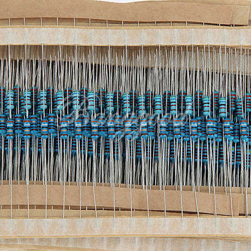 50 Value Carbon Film Resistors Assortment Kit 2500 pcs
