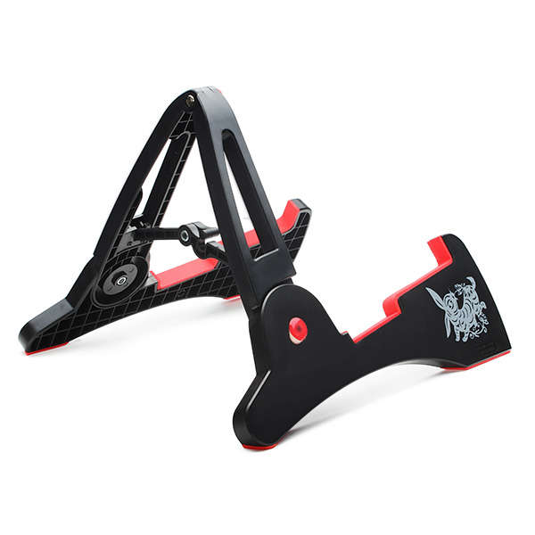 AROMA AGS-03 Folding Guitar Stand Guitar Frame Plastic Rack for Guitar