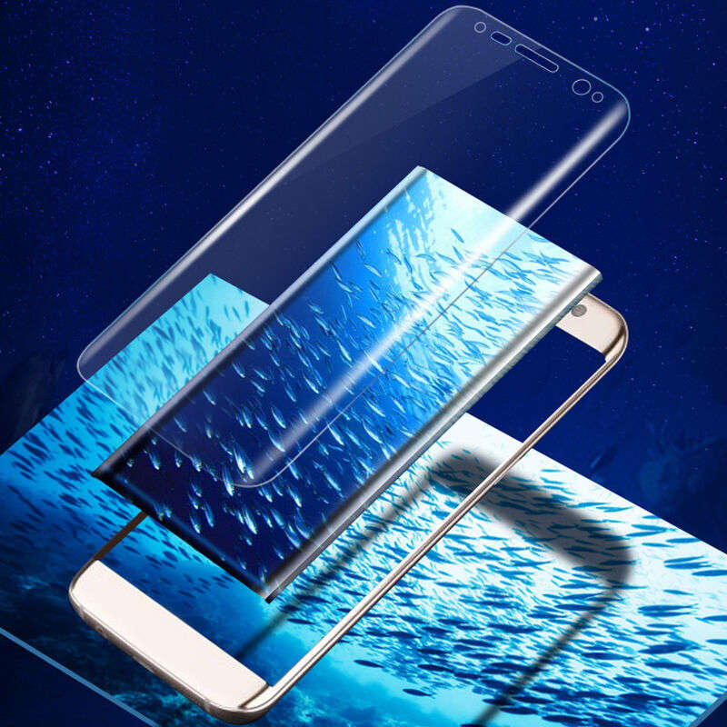 PET Clear Transparent 3D Soft Curved Full Cover Screen Protector For Samsung Galaxy S8/S8 Plus  -* S