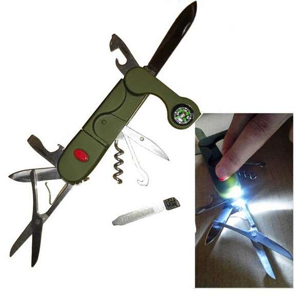 13 in 1 Multifunction Folding Pocket Army Knife Camping Outdoor Survival Tool Swiss Style Knife Camp