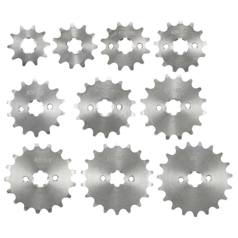 420 10/11/12/13/14/15/16/17/18/19 Teeth Counter Sprocket For 70cc 110cc 125cc Motorcycle