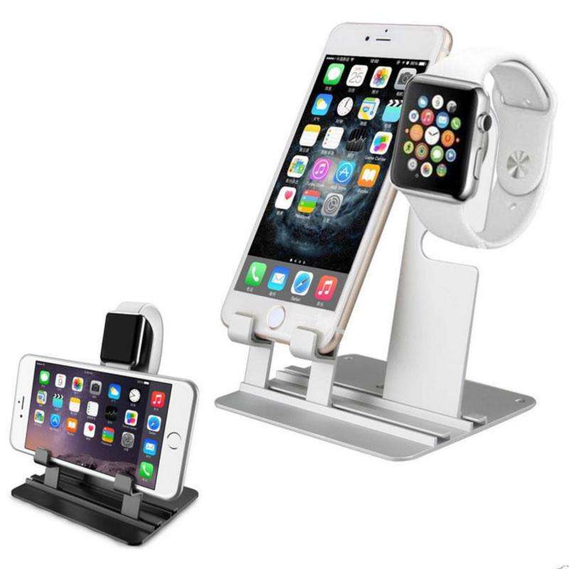 Aluminium Charging Dock Station Stand Holder For Apple Watch iPhone 6s Plus 6 Plus
