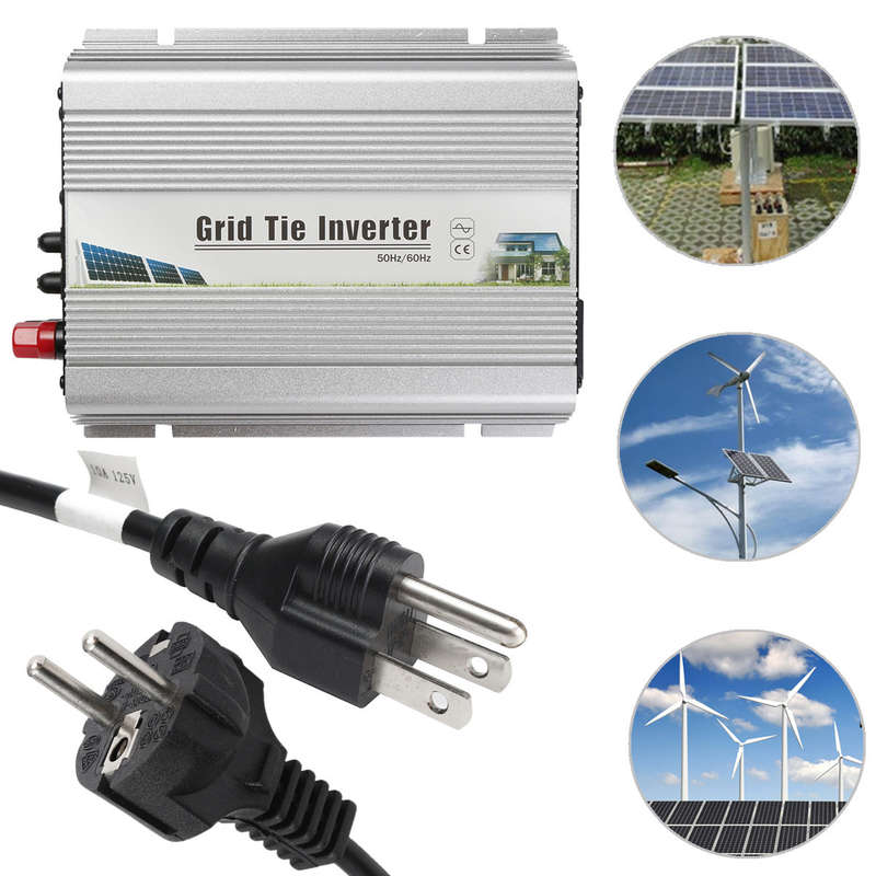 600W 22~60V Solar Grid Tie Microinverter Inverter MPPT Pure Sine Wave 120V/230V