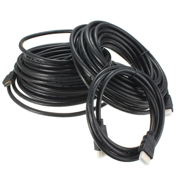 1.5m 3m 5m 10m 15m Gold 1080P HDMI Cable Lead Smart HD TV HDTV 3D 1.4V