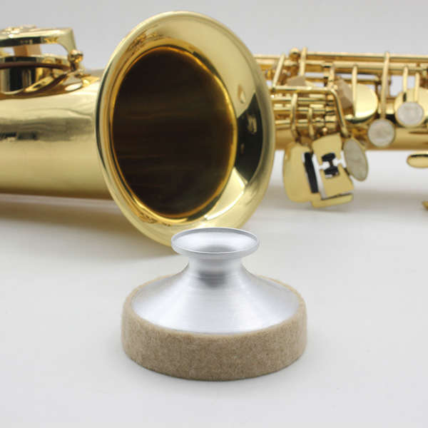Saxophone Mute Sound Metal Dampener for Alto Tenor Treble Saxophone