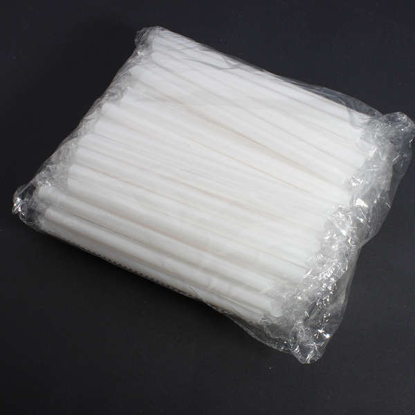 100PCS Plastic Big Boba Bubble Pearls Tea Drinking Straws