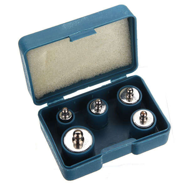 5PCS 50g 20g 10g 5g Precision Chrome Calibration Scale Weight Set Kit