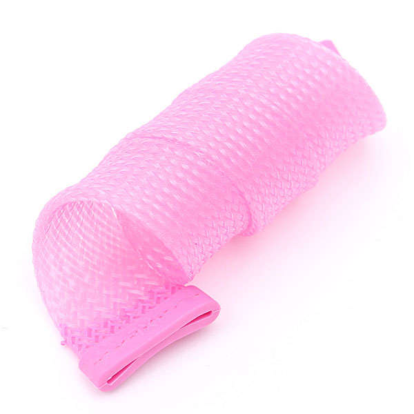36Pcs 25cm Magic Hair Styling Spiral Curlers Rollers With 2 Hooks