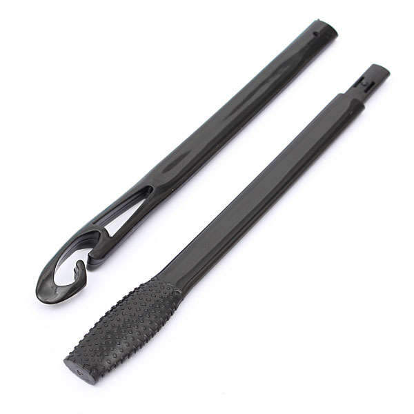 36Pcs 25cm Magic Hair Styling Spiral Curlers Rollers With 2 Hooks