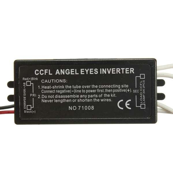 2X Black 12V Spare CCFL Angel Eyes Inverter For BMW E36 E46 E53 E83