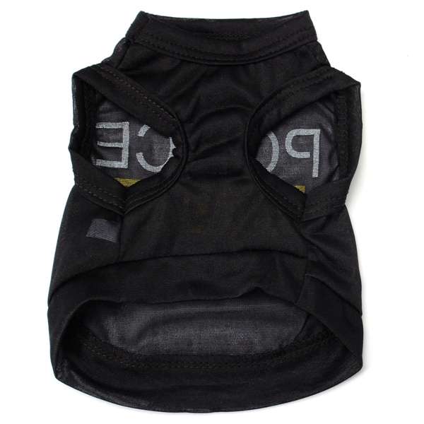 Fashion Police K-9 Unit Puppy Dog T-Shirts Pet Summer Clothes