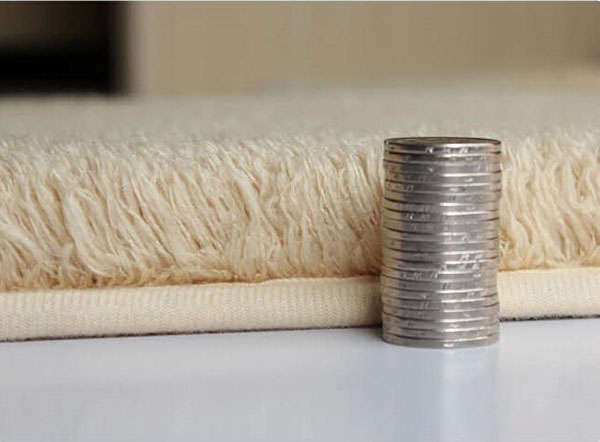 ellipse plush footcloth
