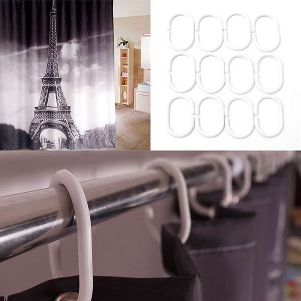 Eiffel Tower Bath Curtain