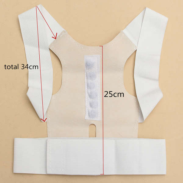 Back Support Brace Belt Magnet Therapy Posture Shoulder Corrector 