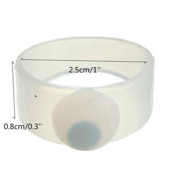2Pcs Magnetic Silicon Toe Ring Slimming Loss Weight Massager
