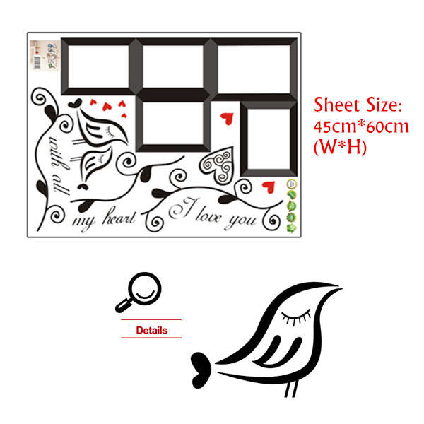 Love Birds Wall Sticker