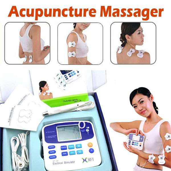 LCD Electric Muscle Stimulator Therapeutic Massage Accupuncture Pen Body Massager