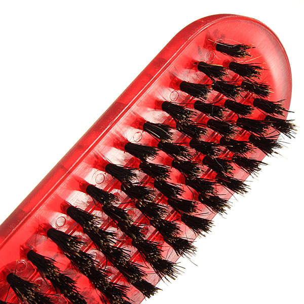 1Pcs V Shape Straightening Hair Comb Brush Boar Bristle