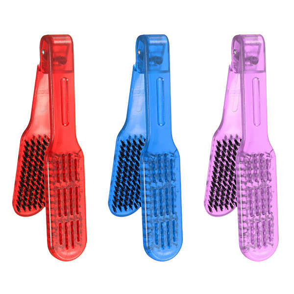 1Pcs V Shape Straightening Hair Comb Brush Boar Bristle