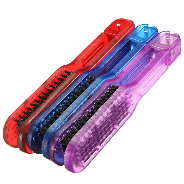 1Pcs V Shape Straightening Hair Comb Brush Boar Bristle
