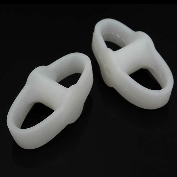2Pcs Soft Gel Toe Separators Stretchers Bunion Protector