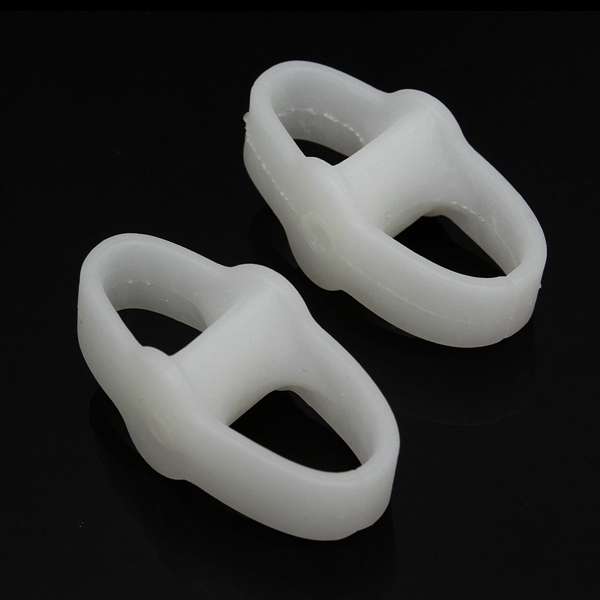 2Pcs Soft Gel Toe Separators Stretchers Bunion Protector