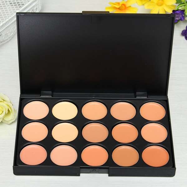 15 Colors Face Camouflage Cosmetic Cream Facial Concealer Palette