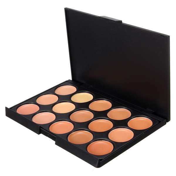 15 Colors Face Camouflage Cosmetic Cream Facial Concealer Palette