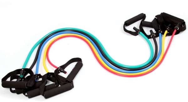 Yoga Exercise Elastic Fitness Resistance Band Rope Tubes