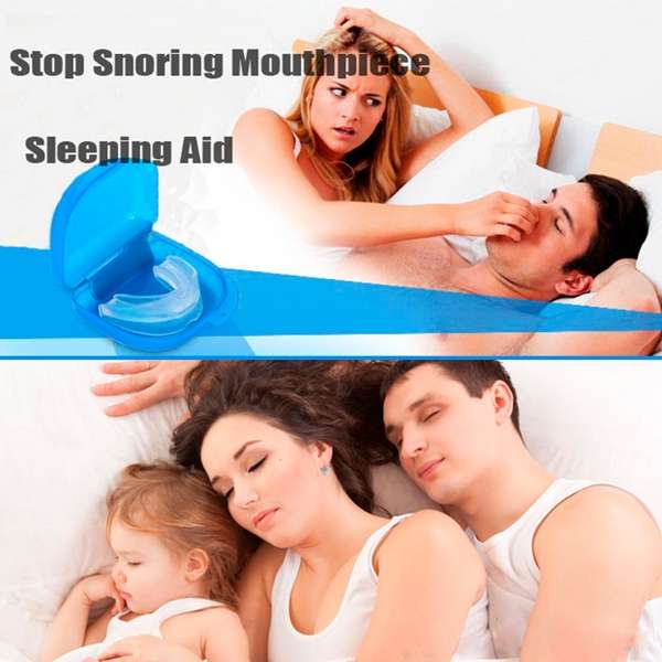 Anti Snoring Mouthpiece Sleeping Aid Snore Stopper Mouth Guard Device 